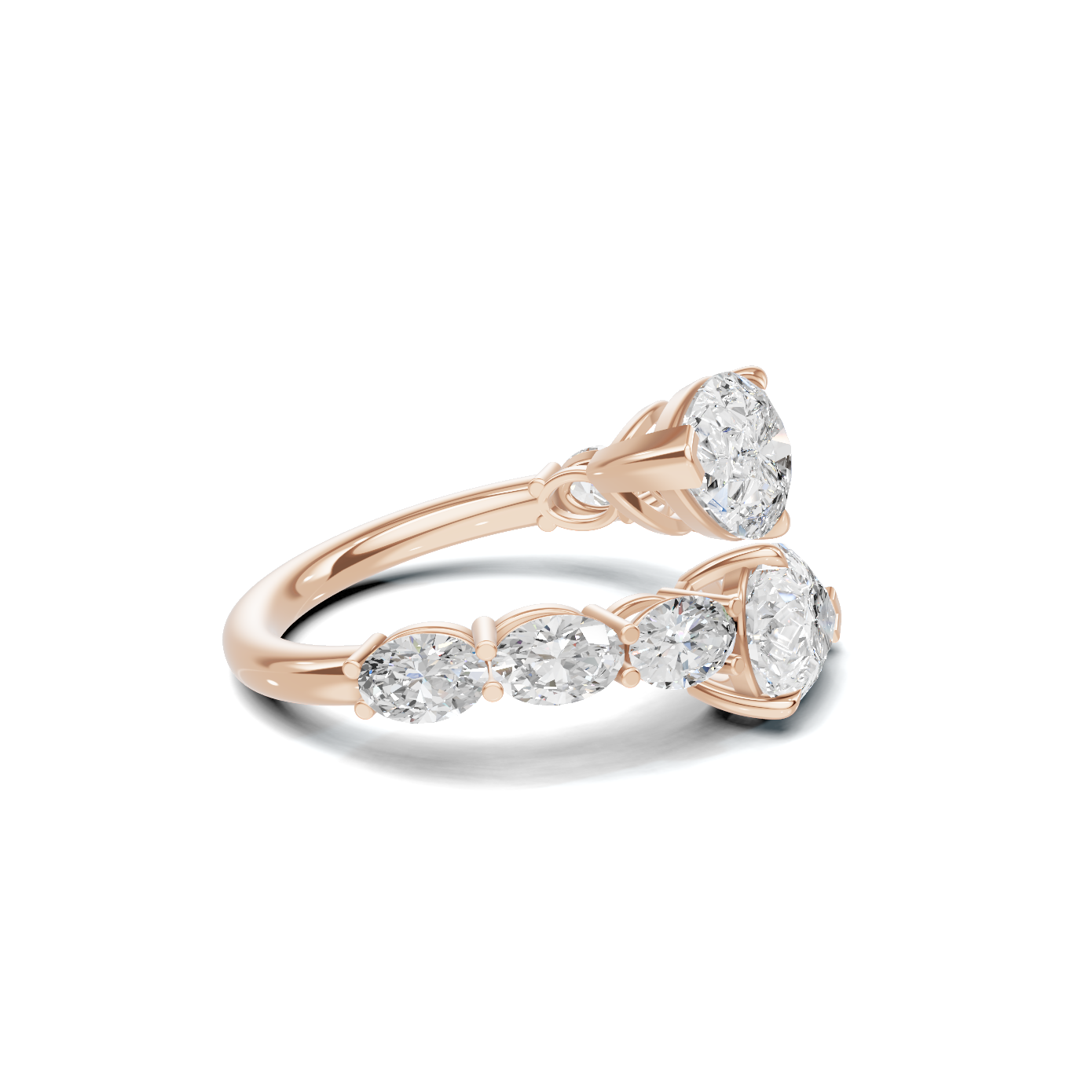 Stunning Teardrop Cluster Ring