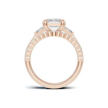 Tapered Baguette Accent Ring