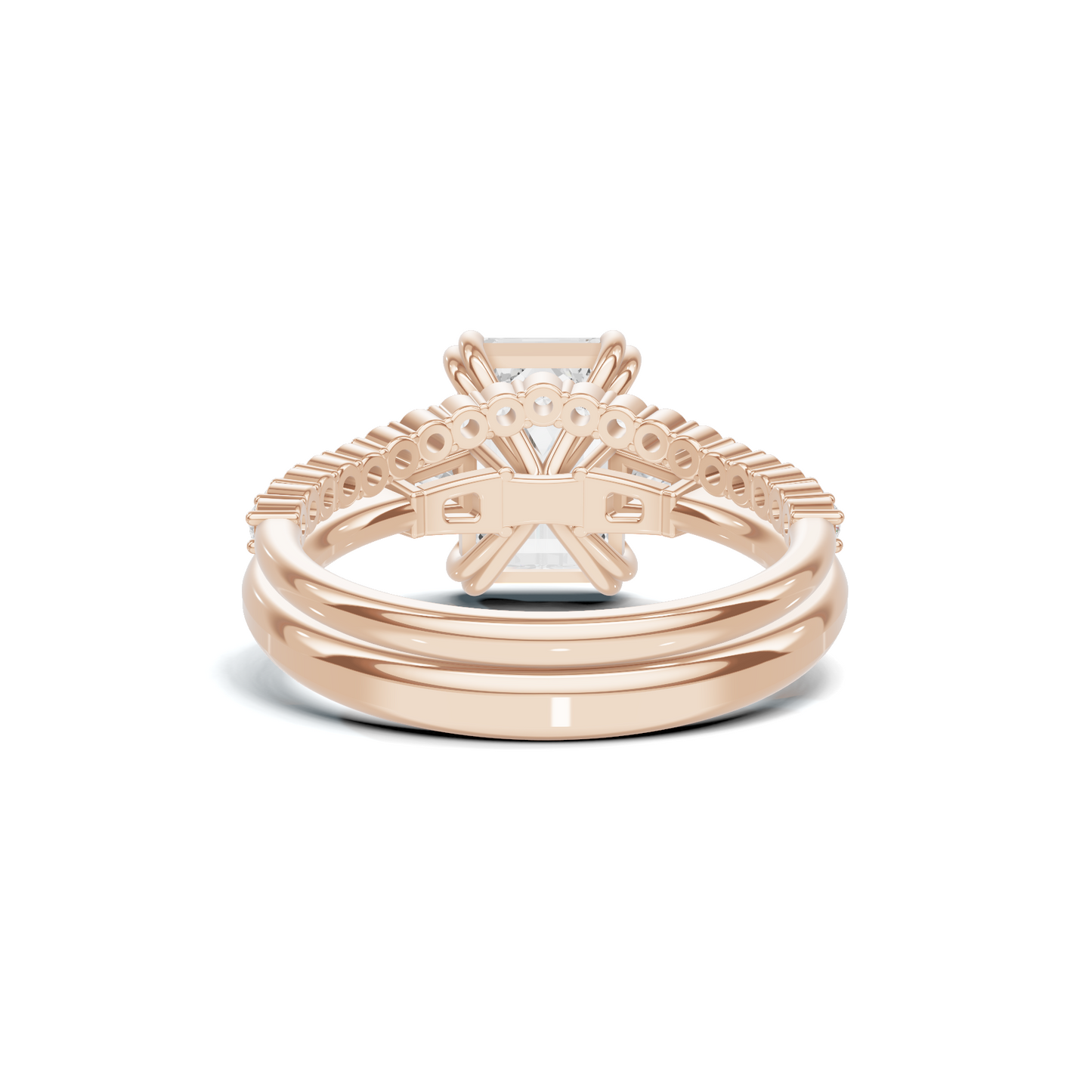 Tapered Baguette Accent Ring