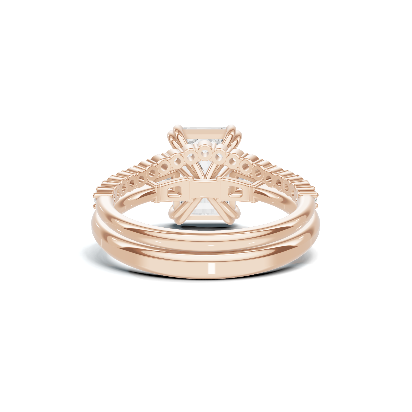 Tapered Baguette Accent Ring