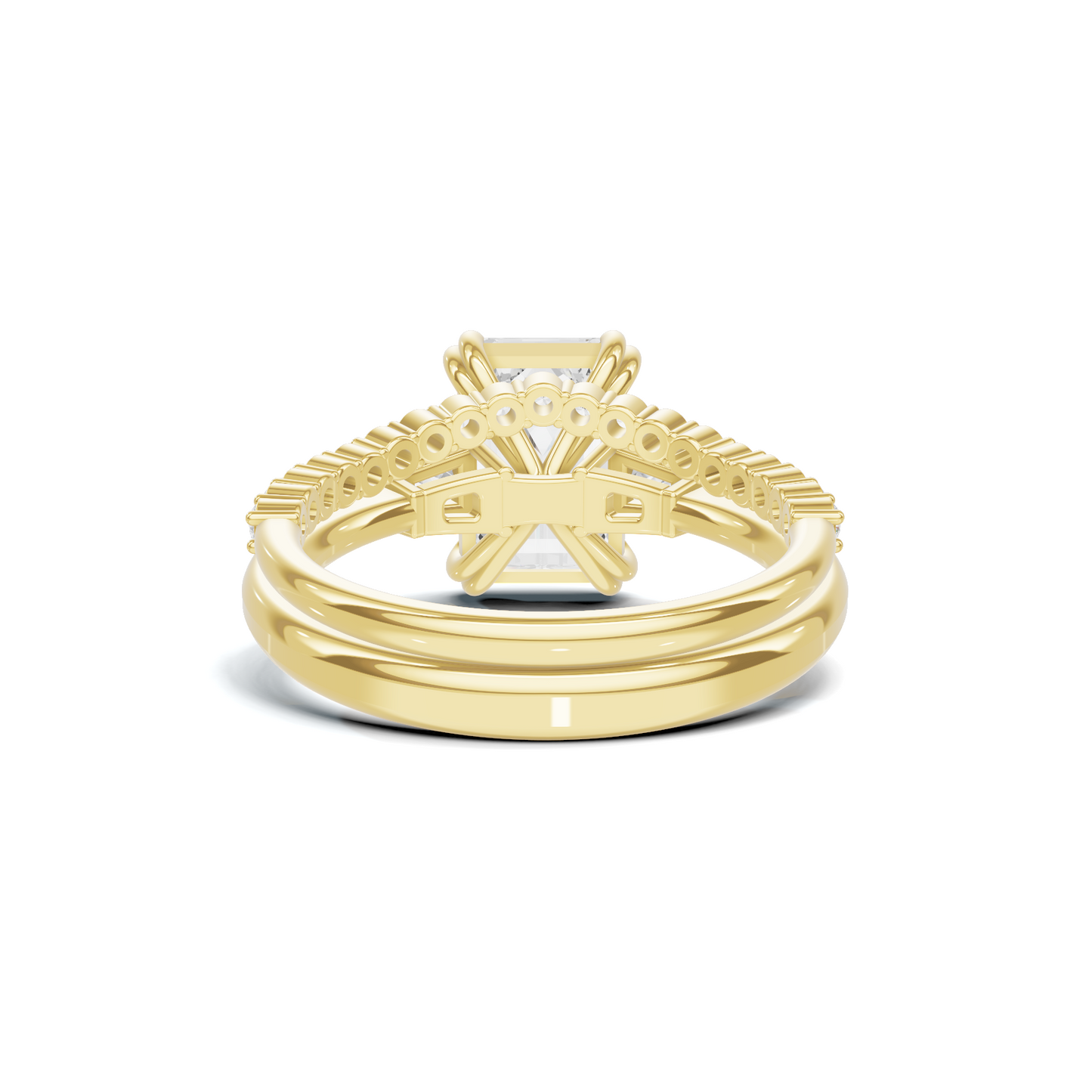 Tapered Baguette Accent Ring