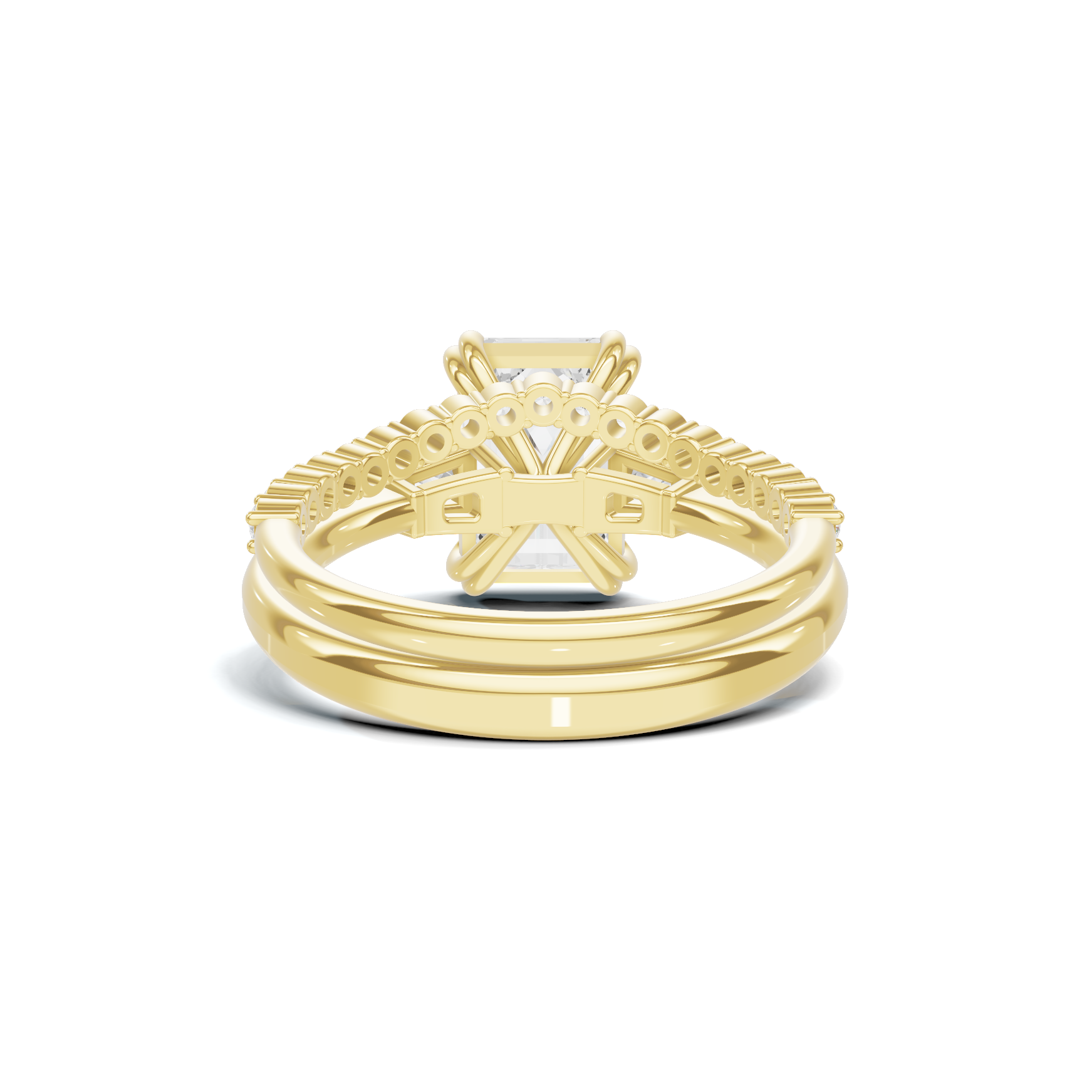 Tapered Baguette Accent Ring