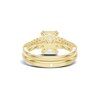 Tapered Baguette Accent Ring