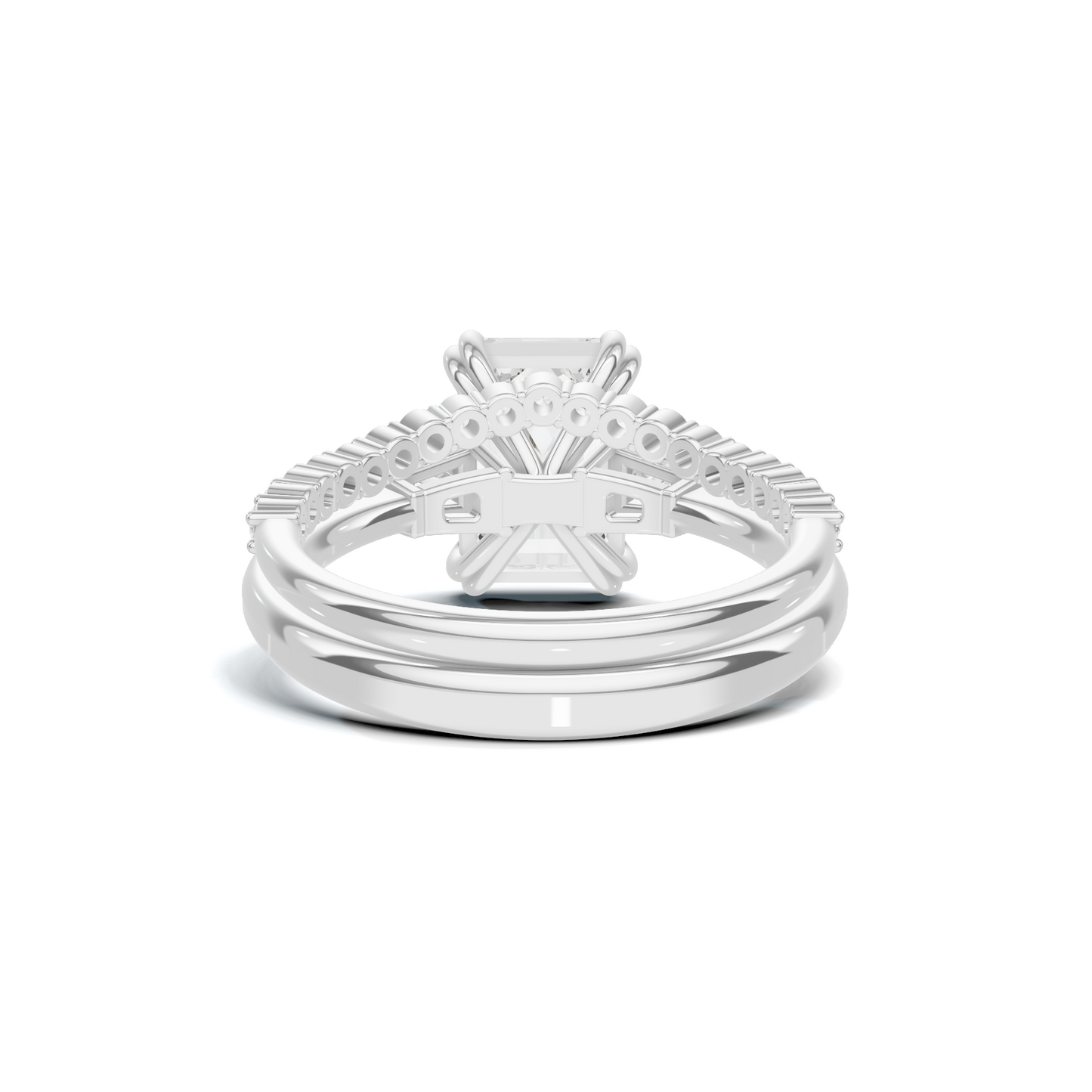 Tapered Baguette Accent Ring