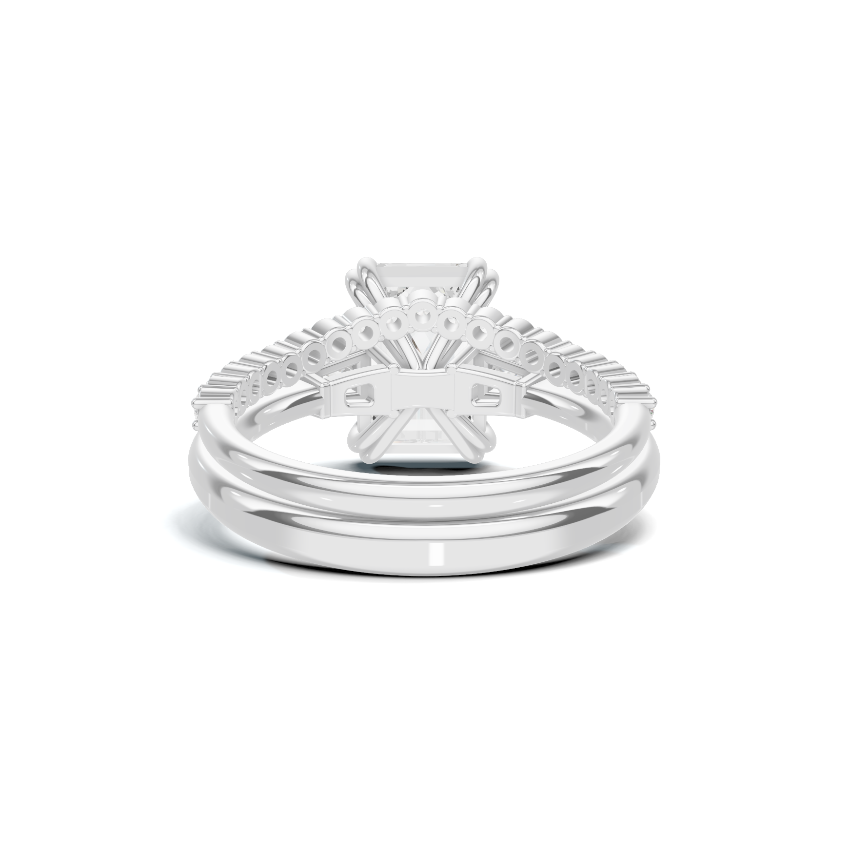 Tapered Baguette Accent Ring
