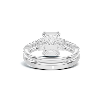Tapered Baguette Accent Ring