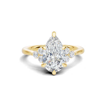 Teardrop Cluster Ring