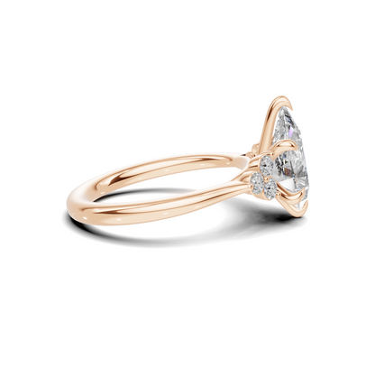 Teardrop Cluster Ring