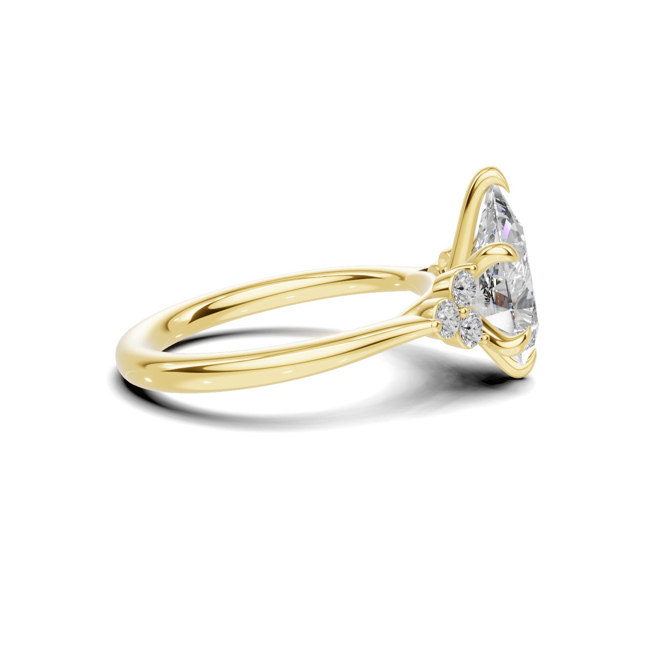 Teardrop Cluster Ring