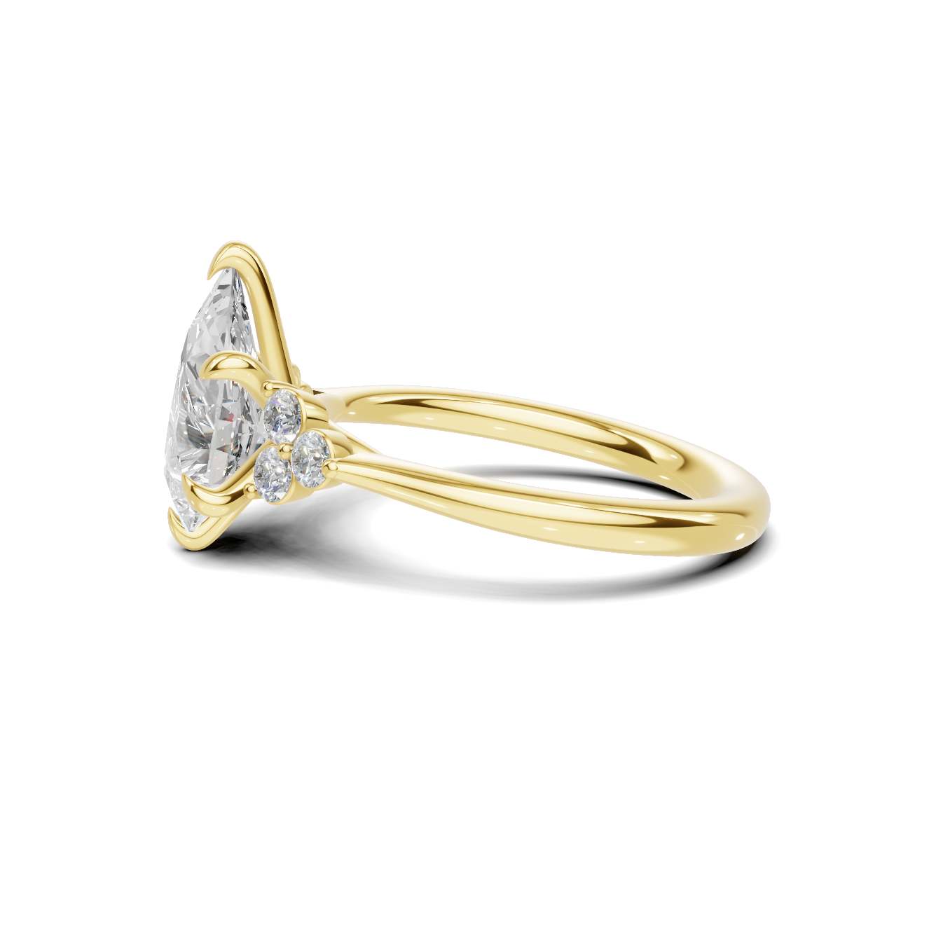 Teardrop Cluster Ring