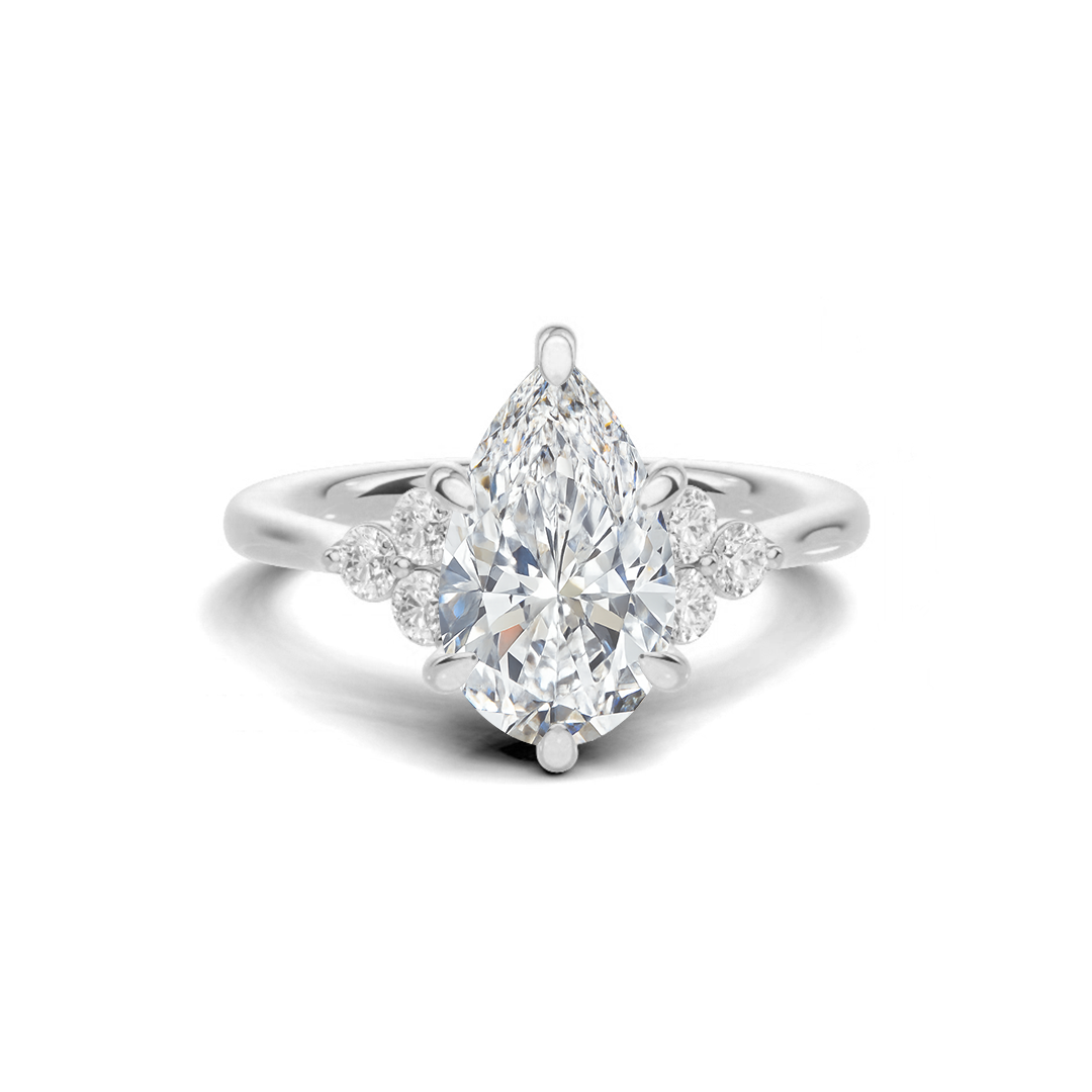 Teardrop Cluster Ring