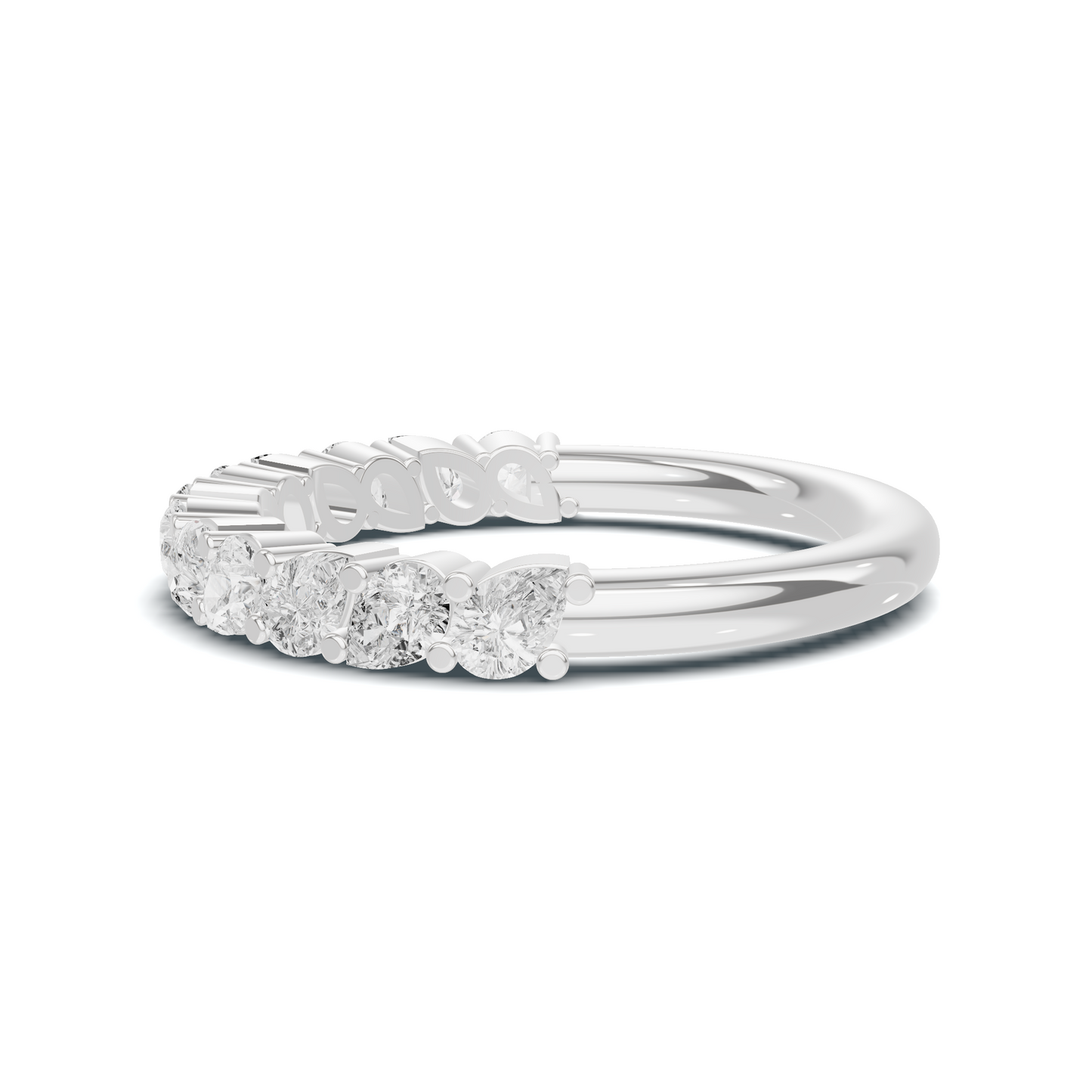 Teardrop Eternity Ring