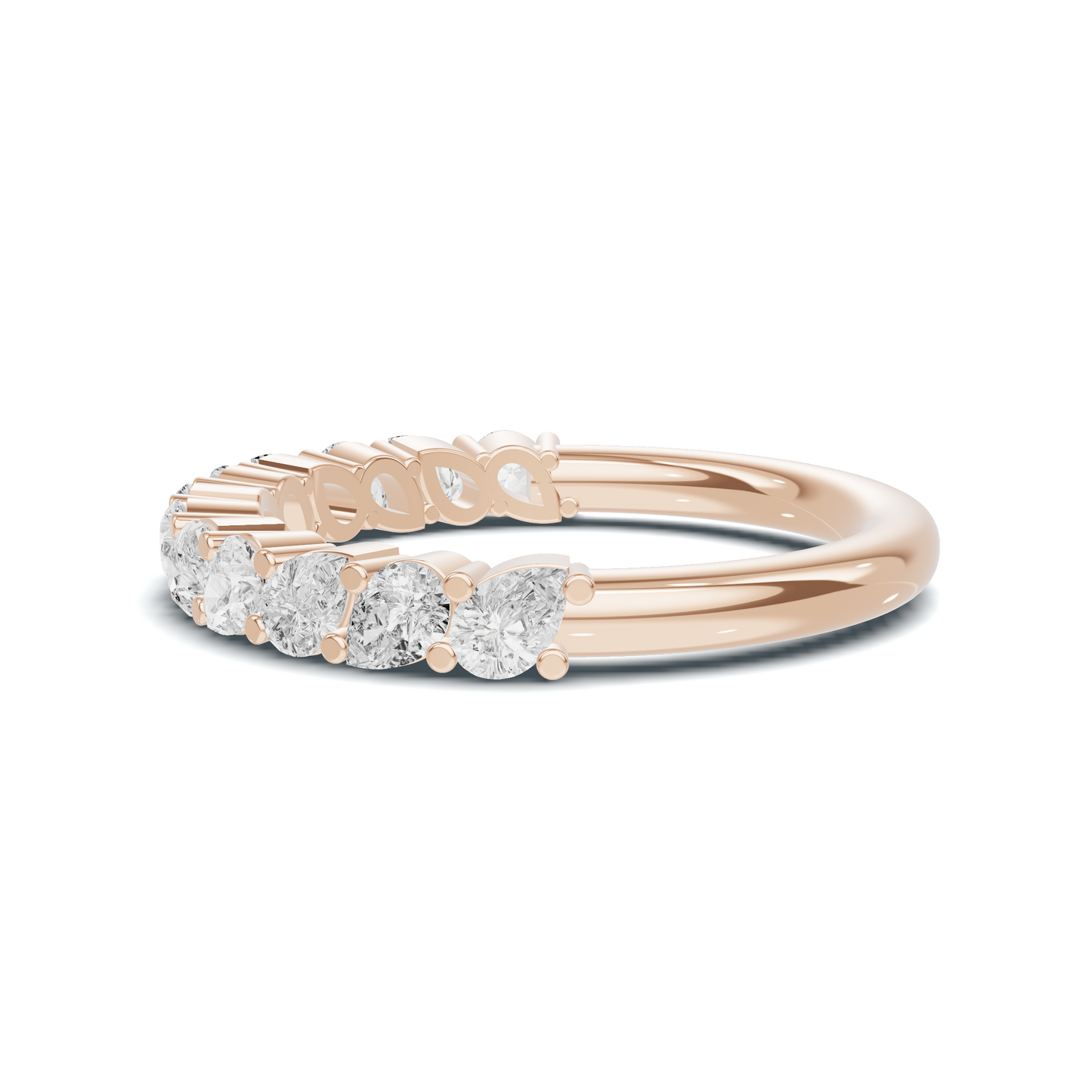 Teardrop Eternity Ring