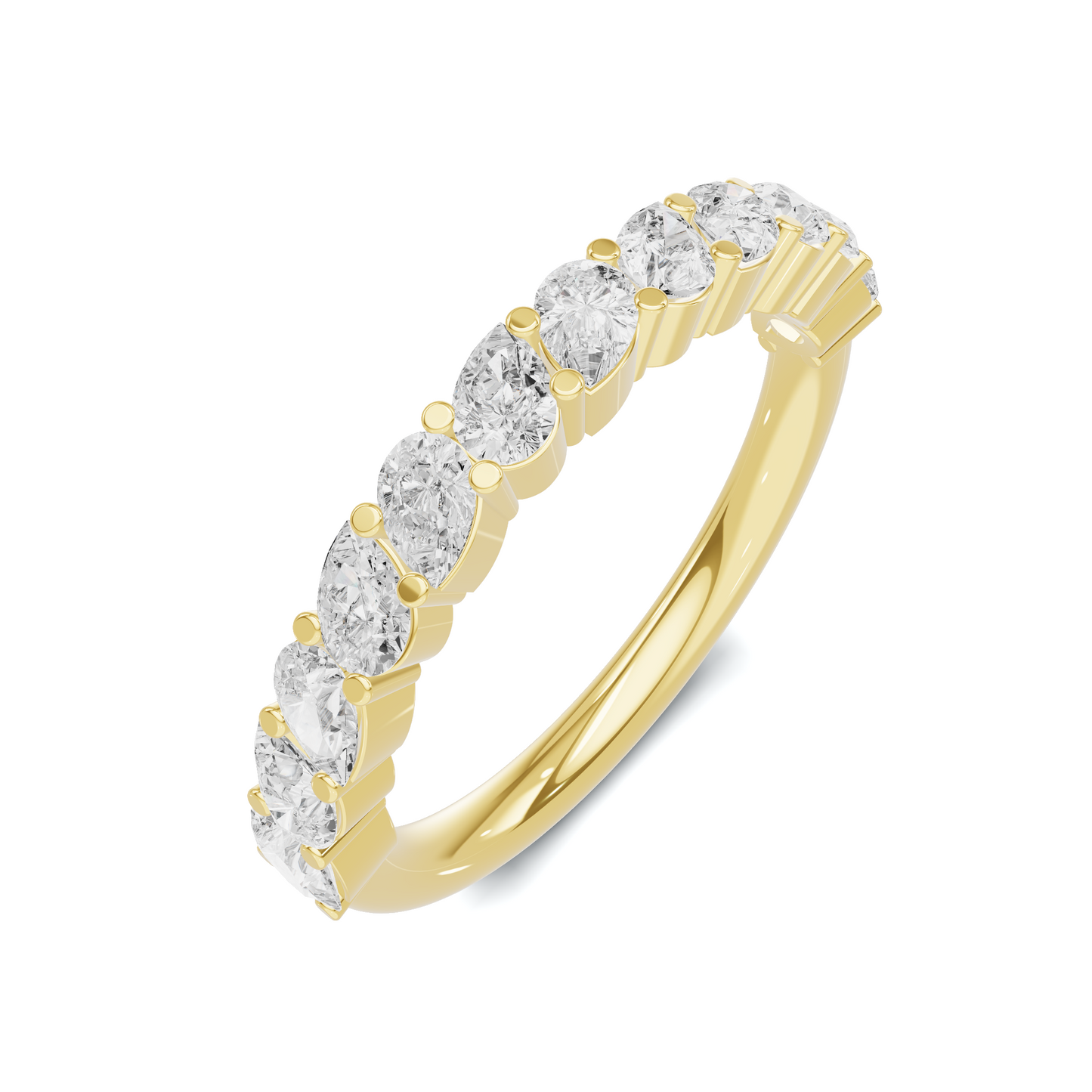 Teardrop Eternity Ring