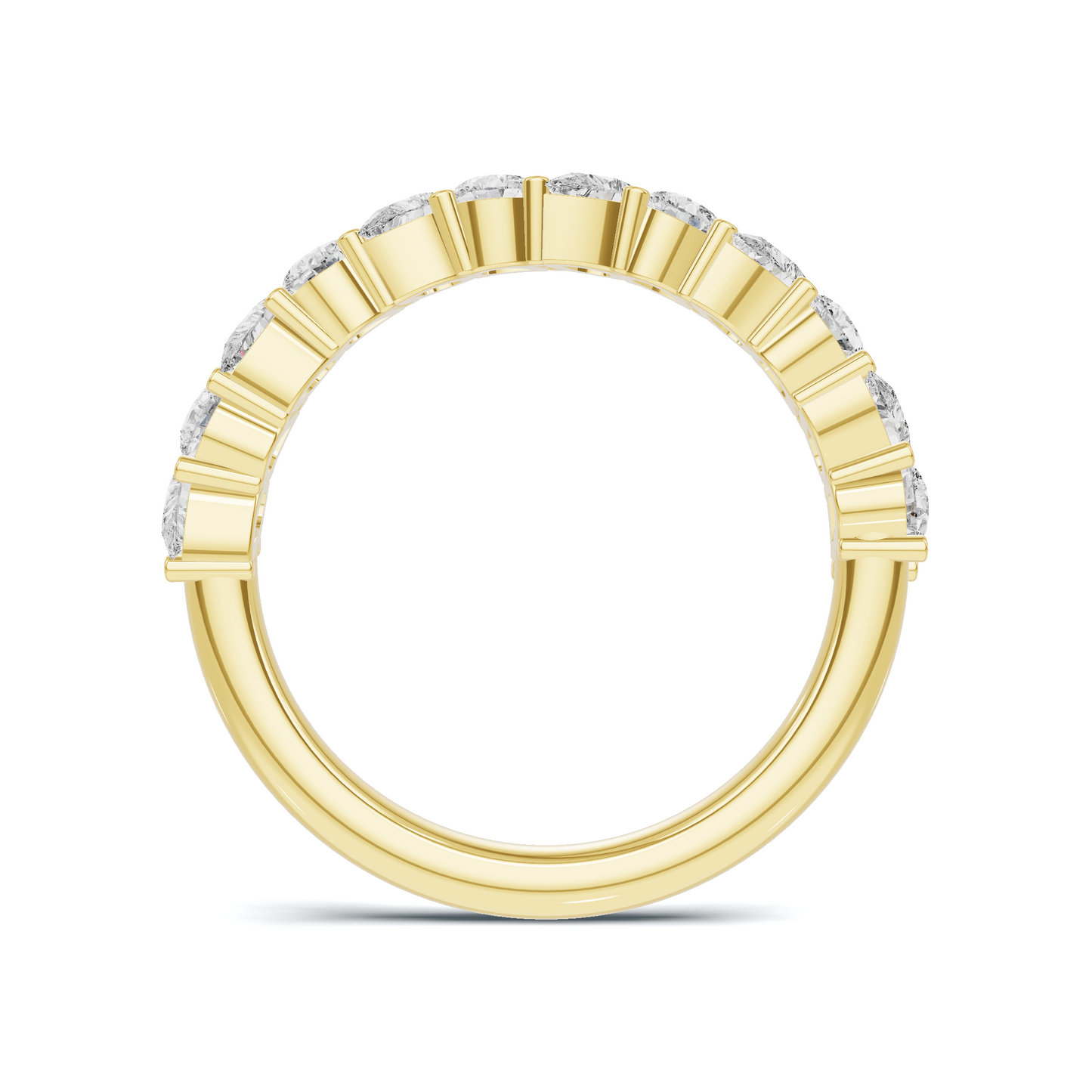 Teardrop Eternity Ring