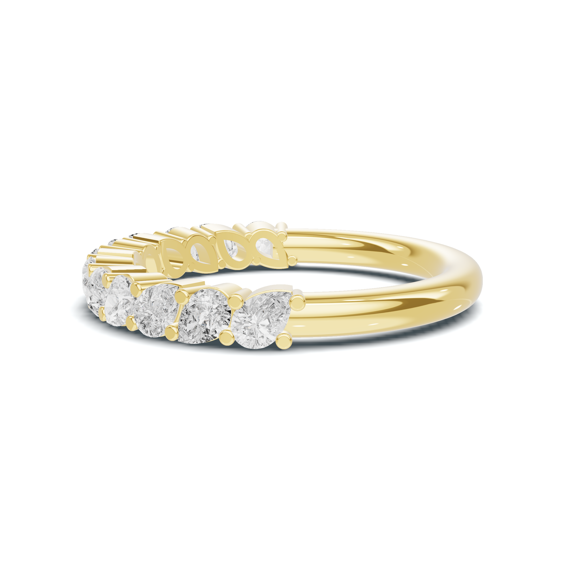 Teardrop Eternity Ring