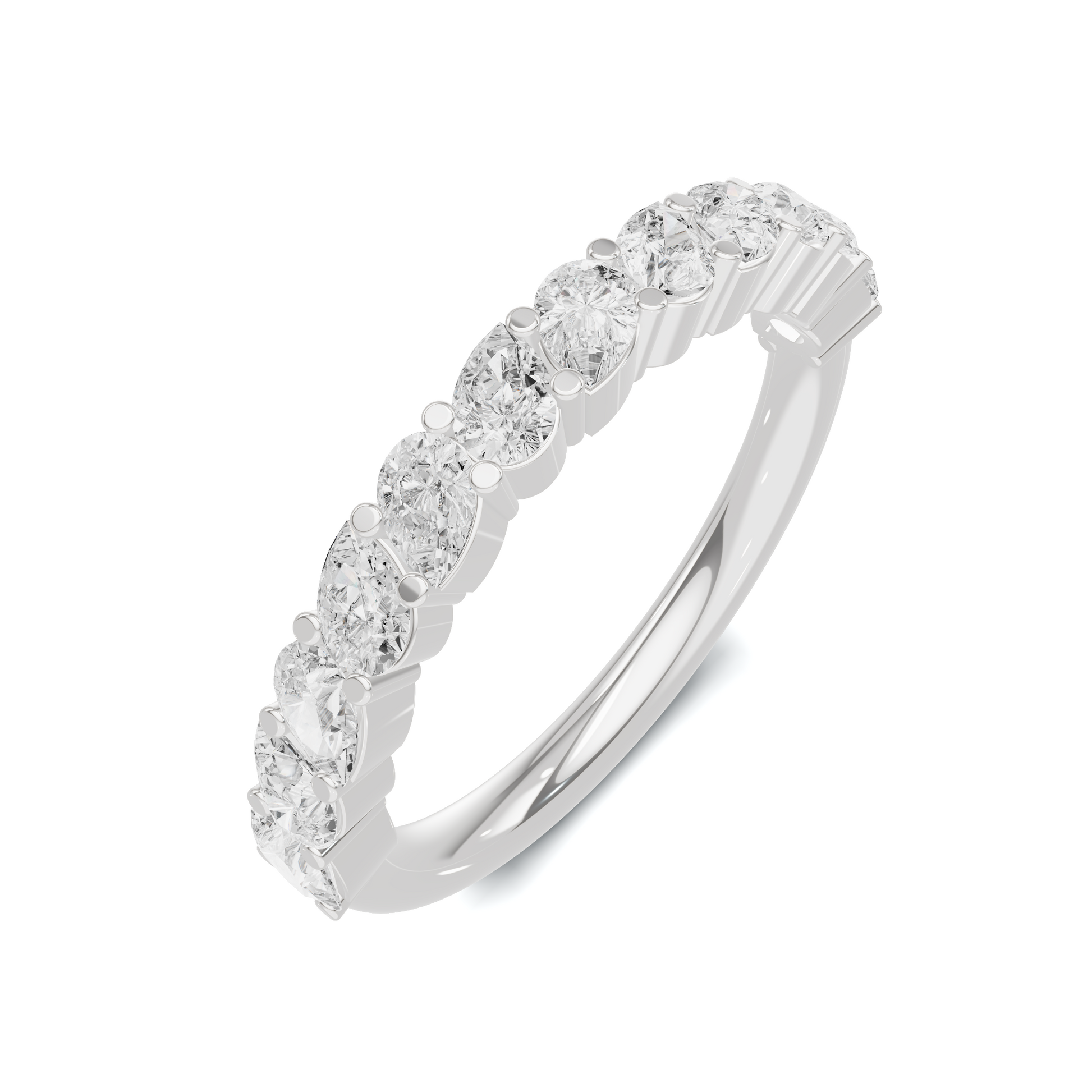 Teardrop Eternity Ring