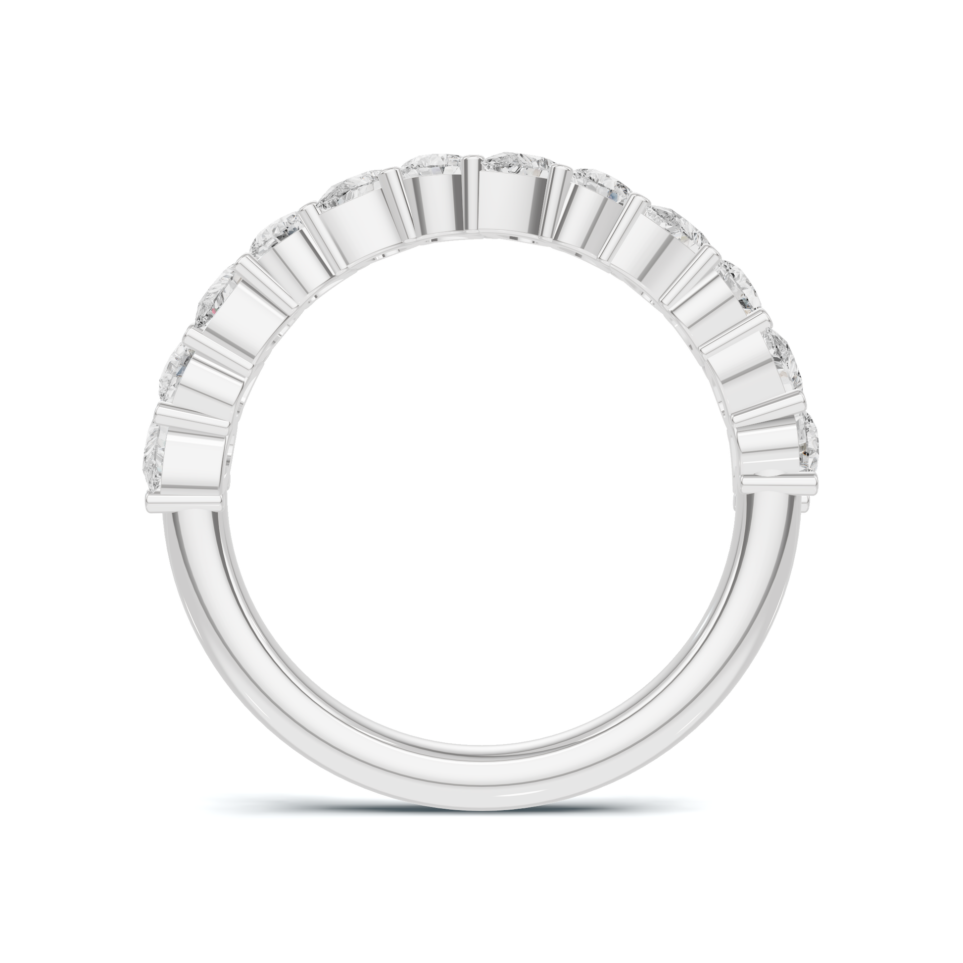 Teardrop Eternity Ring