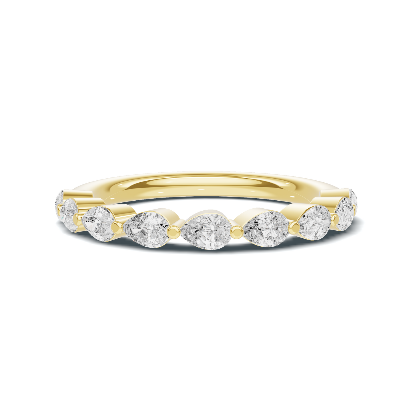 Teardrop Stacking Eternity Ring