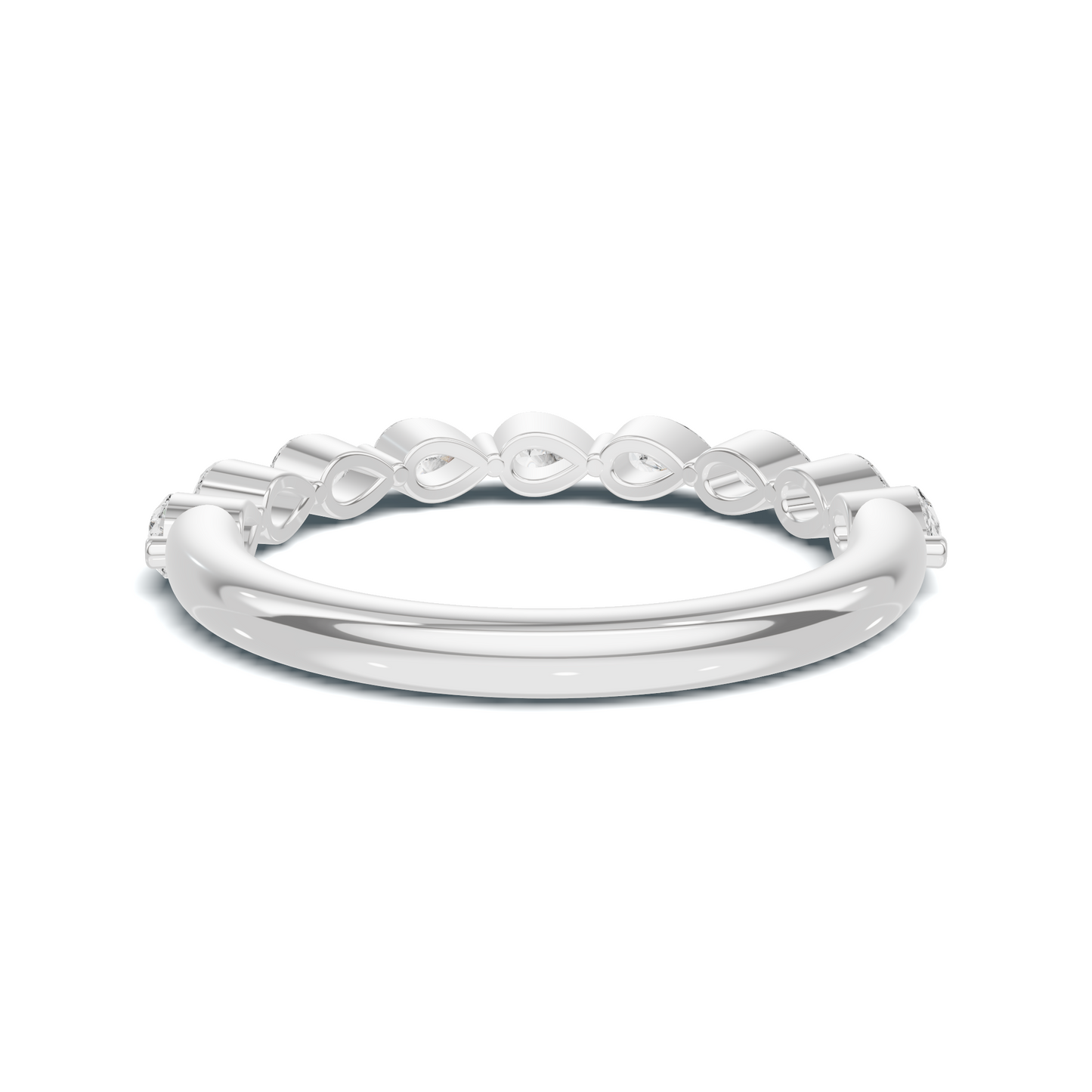 Teardrop Stacking Eternity Ring