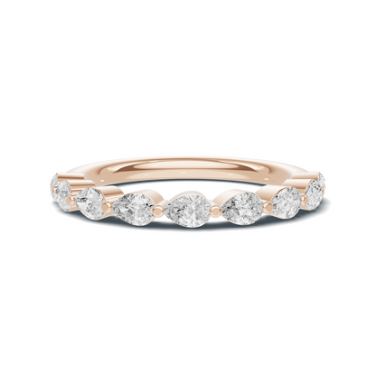 Teardrop Stacking Eternity Ring