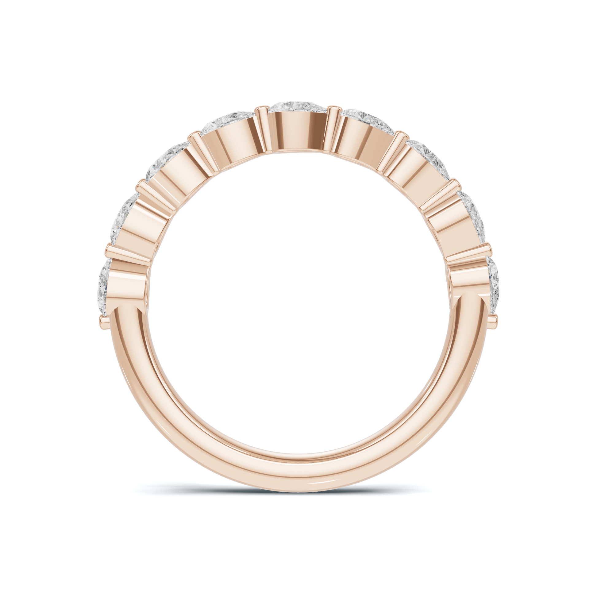 Teardrop Stacking Eternity Ring
