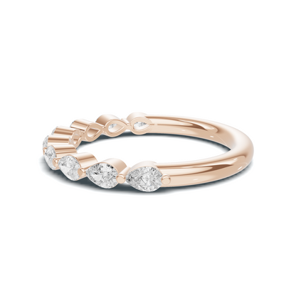 Teardrop Stacking Eternity Ring