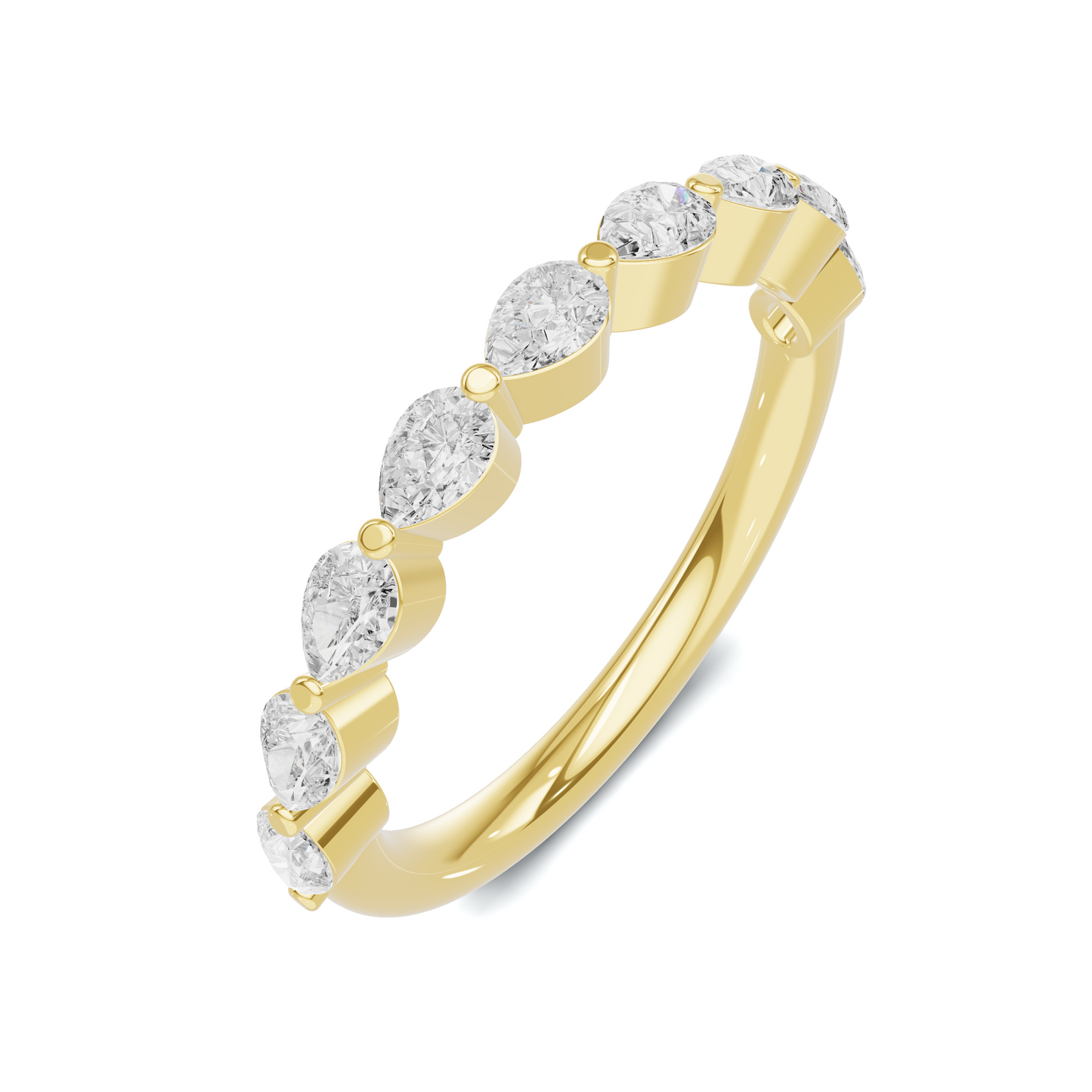 Teardrop Stacking Eternity Ring