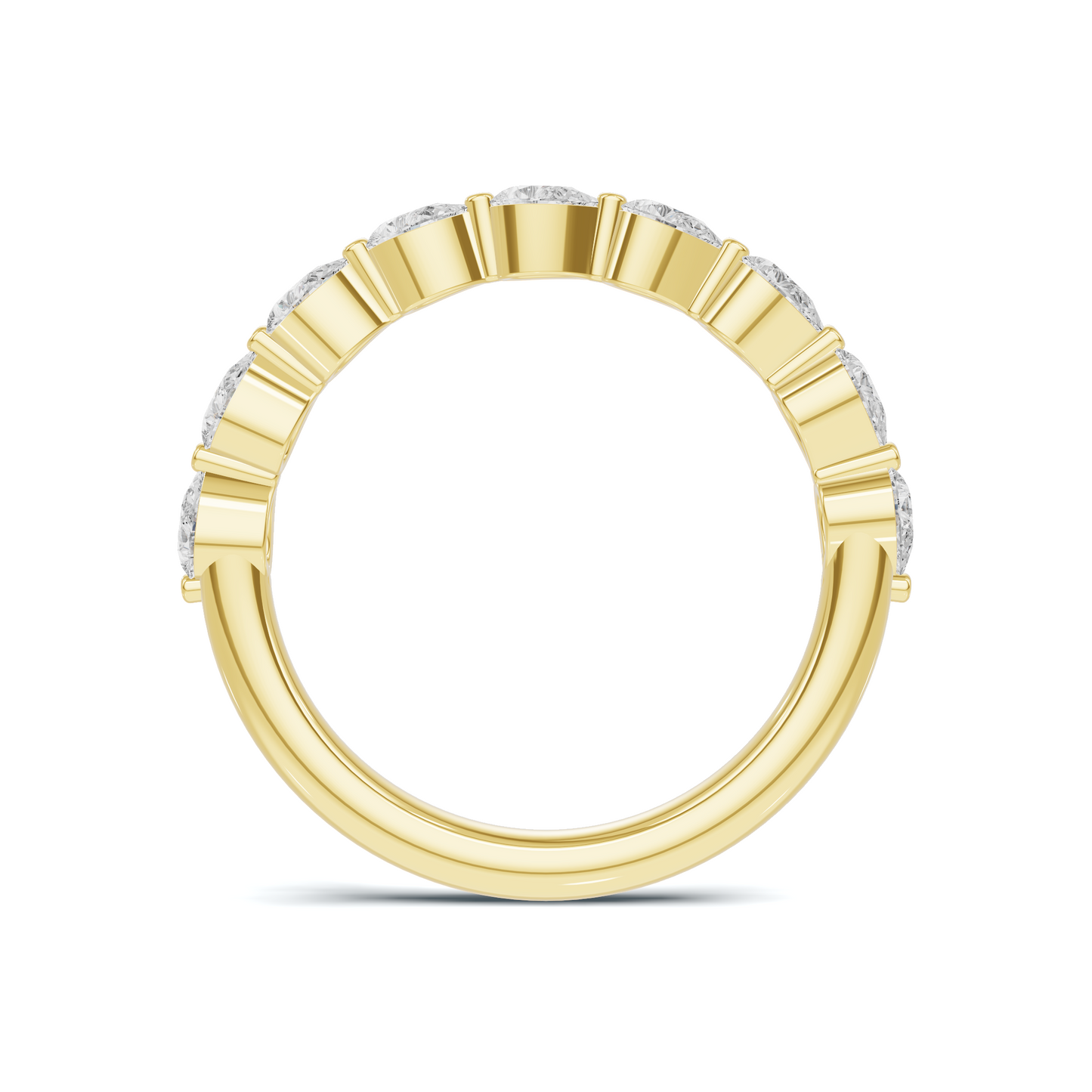 Teardrop Stacking Eternity Ring