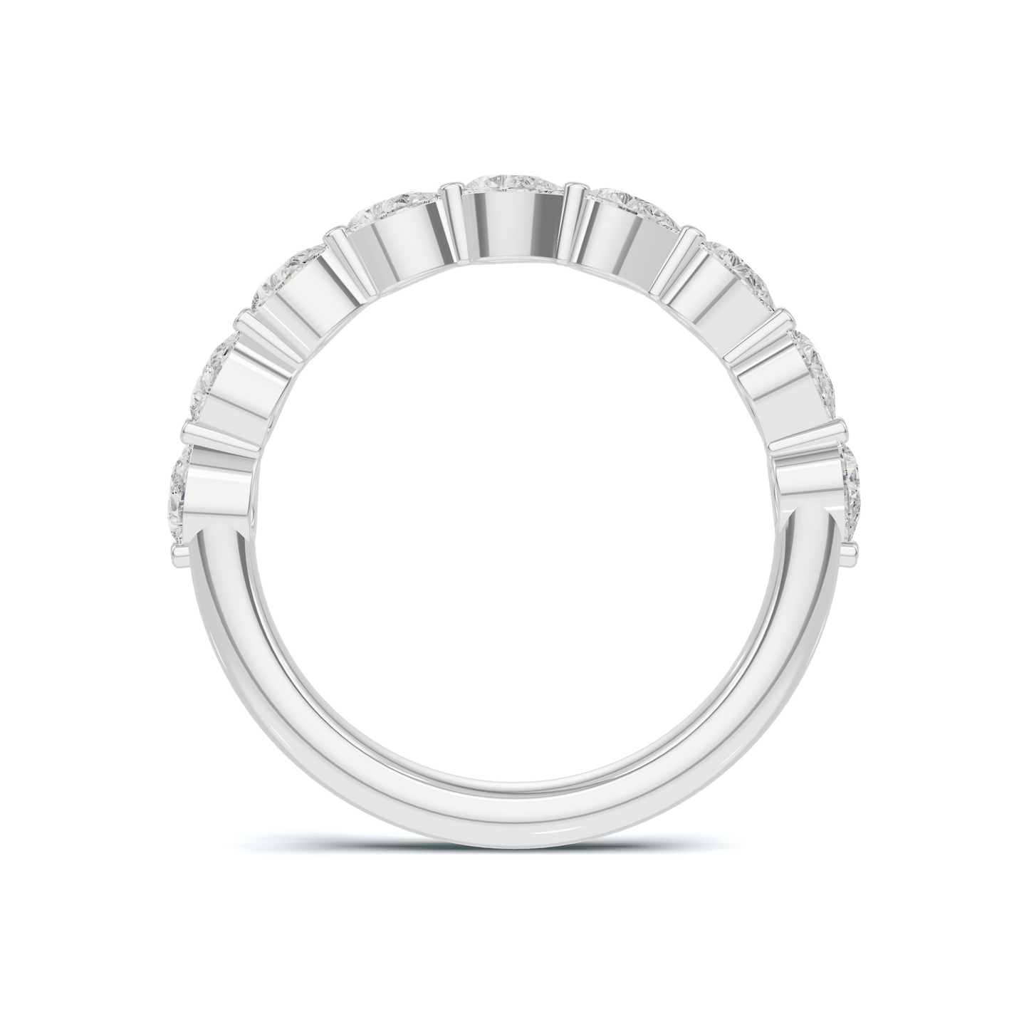 Teardrop Stacking Eternity Ring