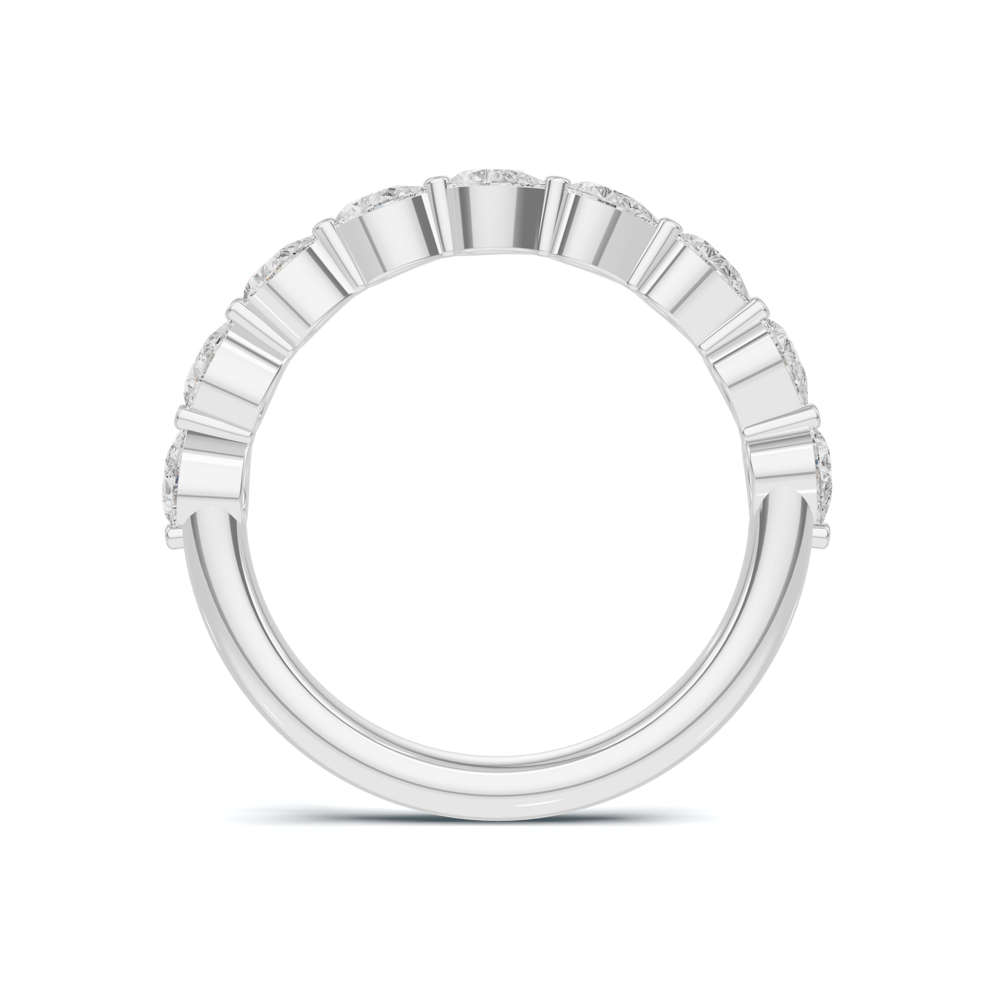 Teardrop Stacking Eternity Ring