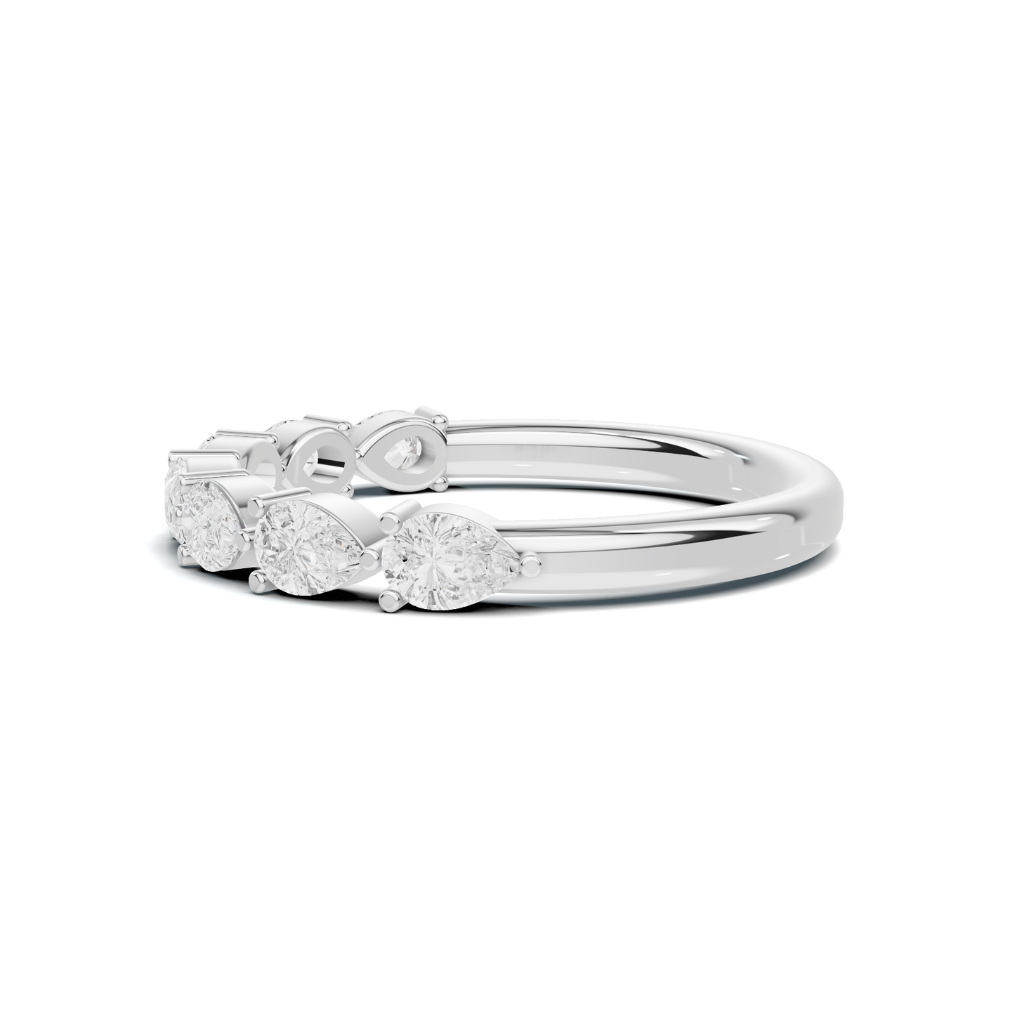 Teardrop Station Anniversary Ring