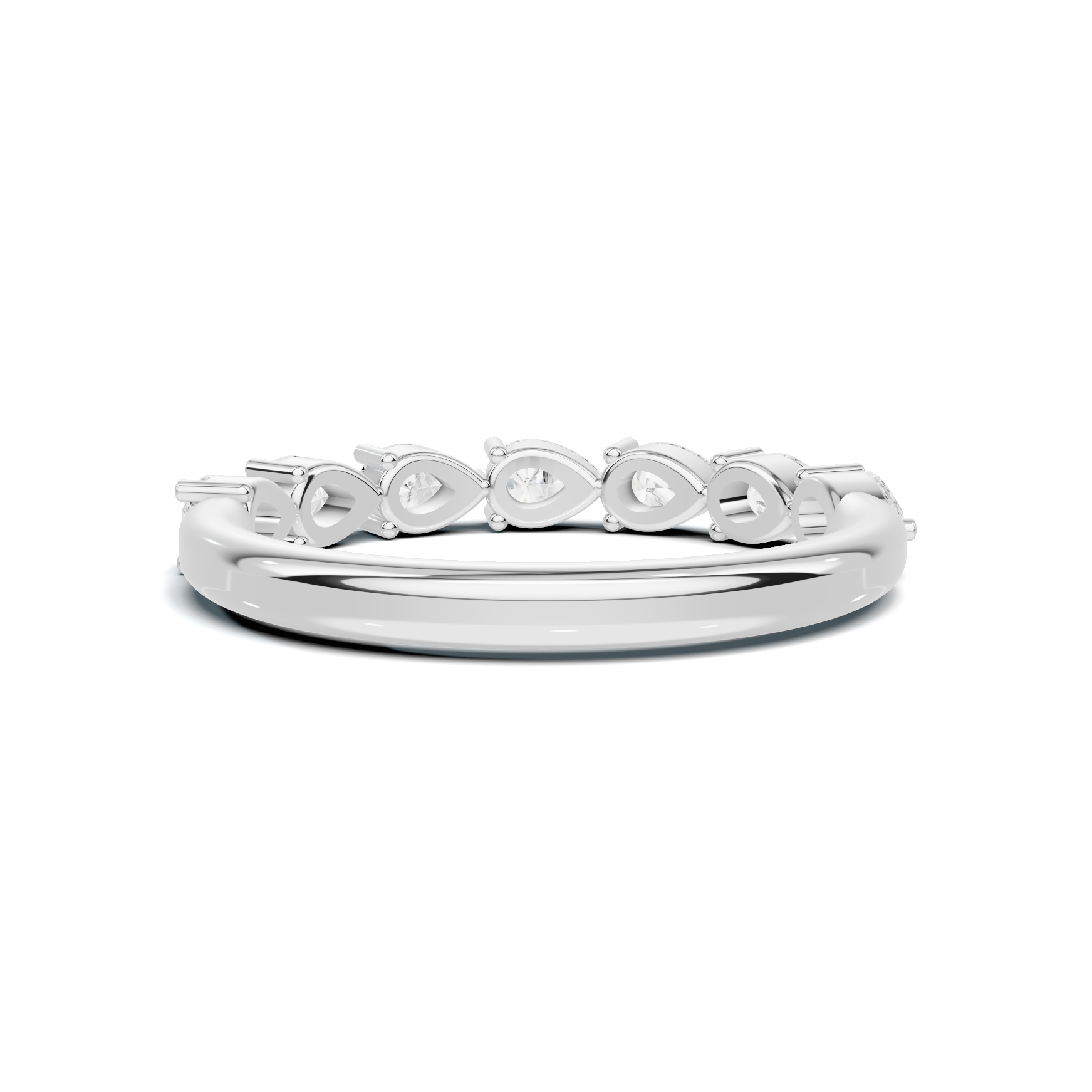 Teardrop Station Anniversary Ring