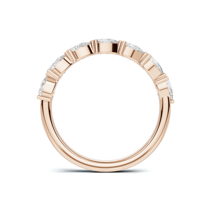 Teardrop Station Anniversary Ring