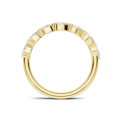 Teardrop Station Anniversary Ring