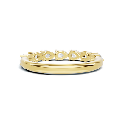 Teardrop Station Anniversary Ring