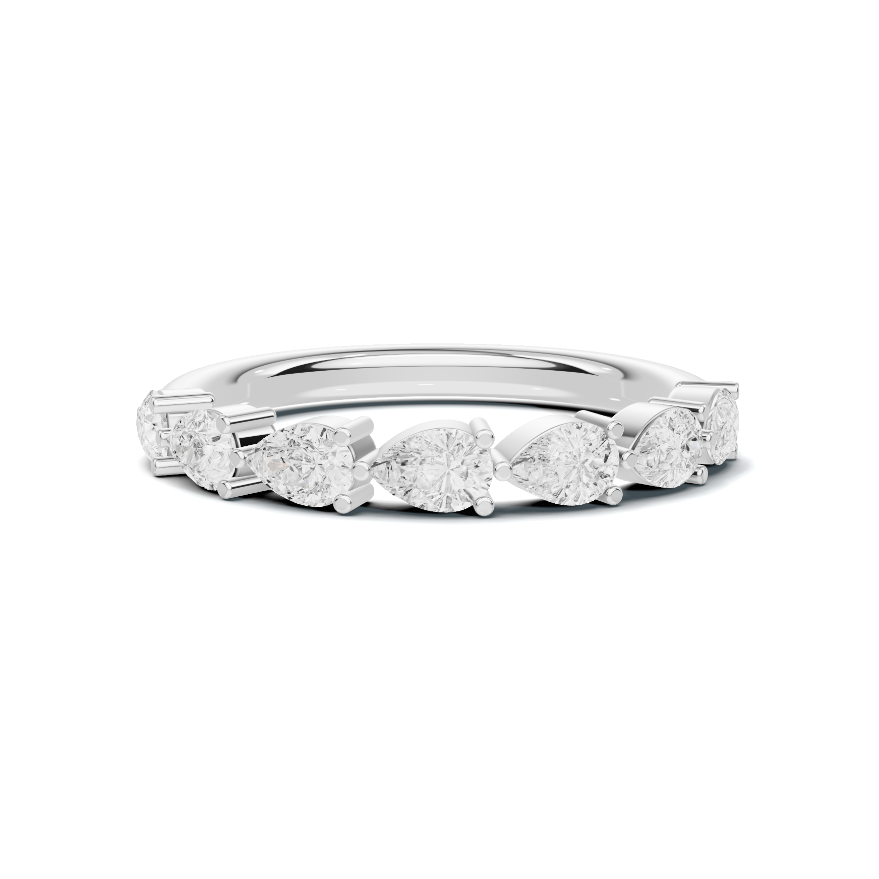 Teardrop Station Anniversary Ring