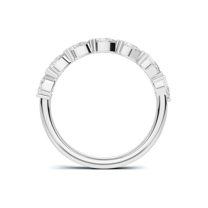 Teardrop Station Anniversary Ring