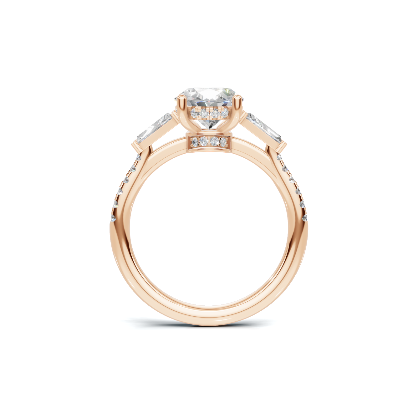 Three Stone Accent Ring