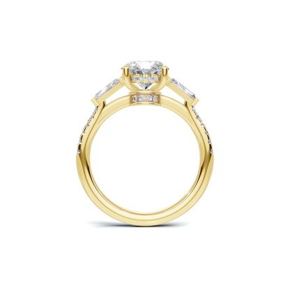 Three Stone Accent Ring