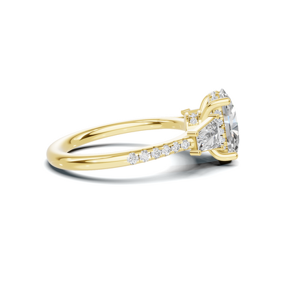 Three Stone Accent Ring