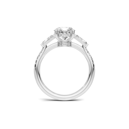 Three Stone Accent Ring