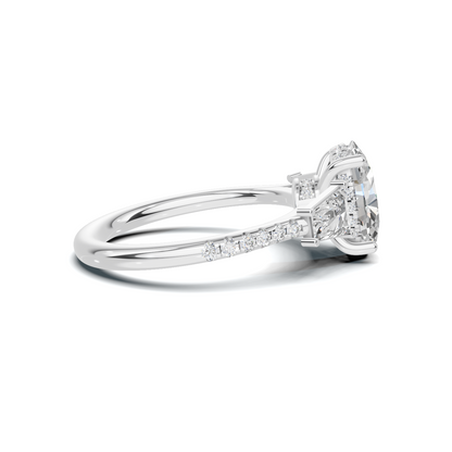 Three Stone Accent Ring