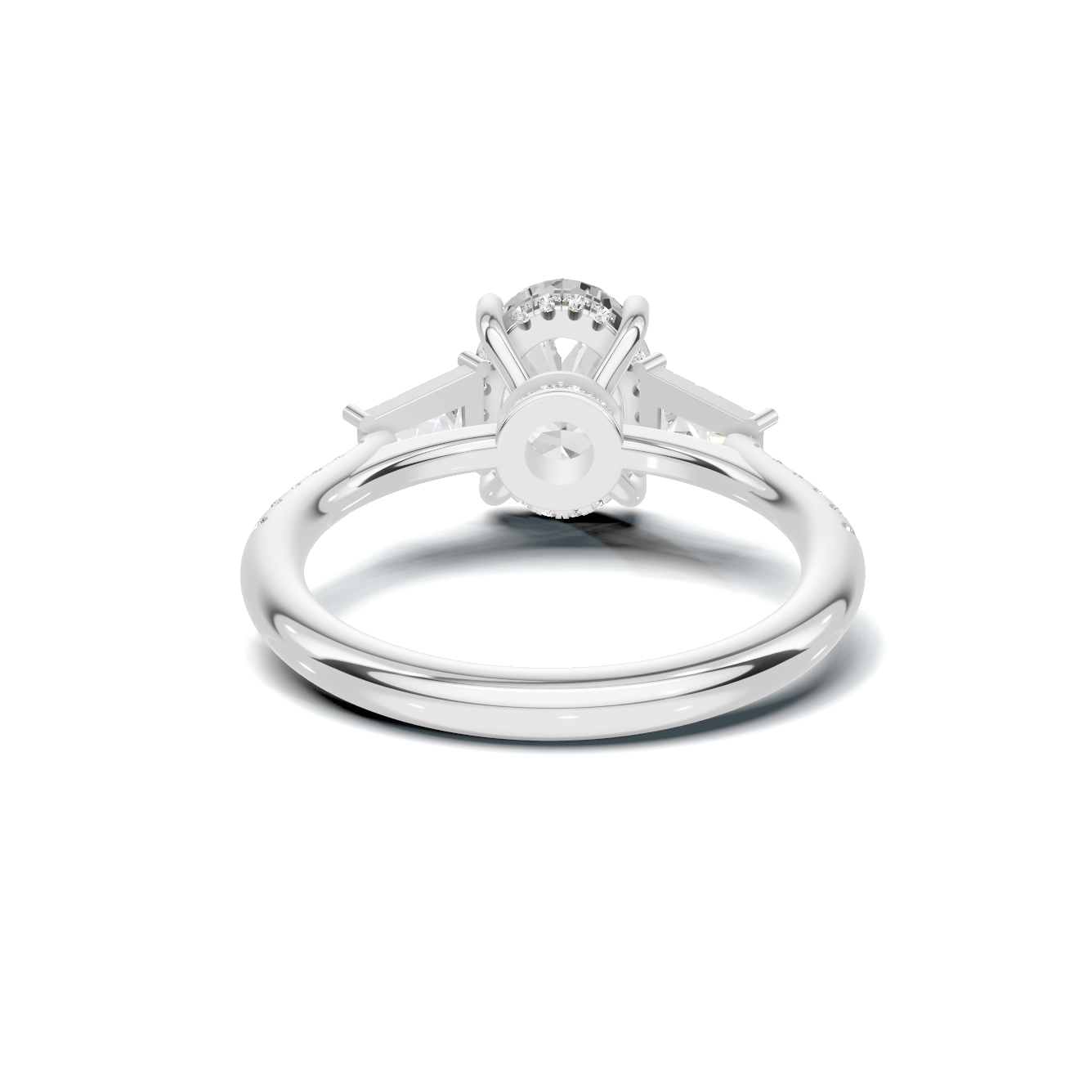 Three Stone Accent Ring