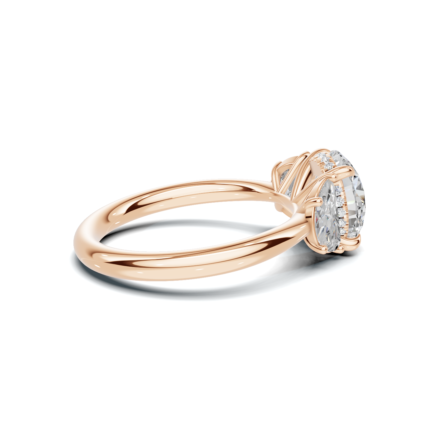 Three Stone Accented Ring