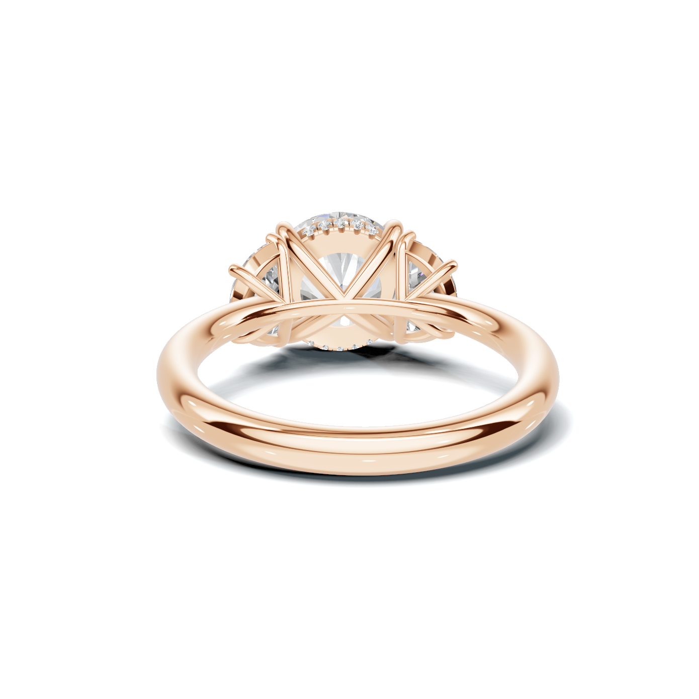 Three Stone Accented Ring