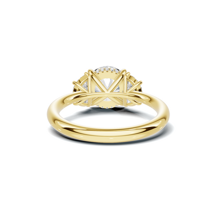 Three Stone Accented Ring