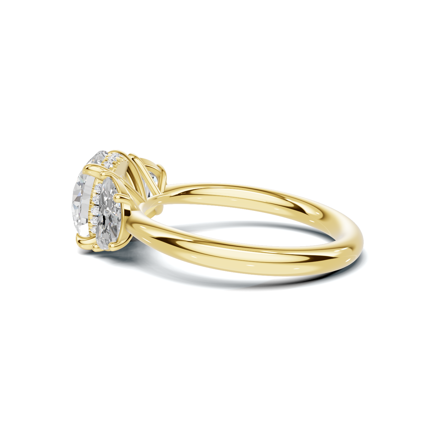 Three Stone Accented Ring