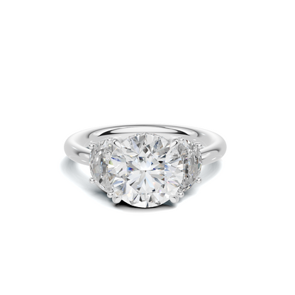 Three Stone Accented Ring