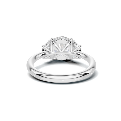 Three Stone Accented Ring